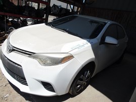 2014 Toyota Corolla LE White 1.8L AT #Z24758